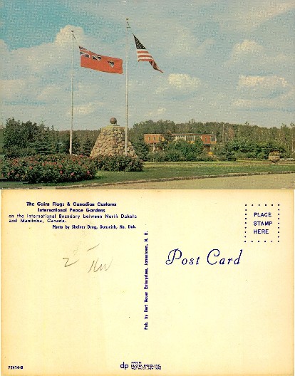 International Peace Garden Flags