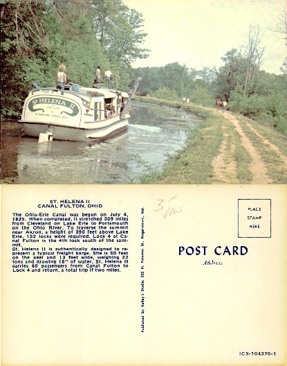 St. Helena II Canal Boat & Towpath