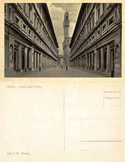 Uffizi Porticos and Palazzo Tower