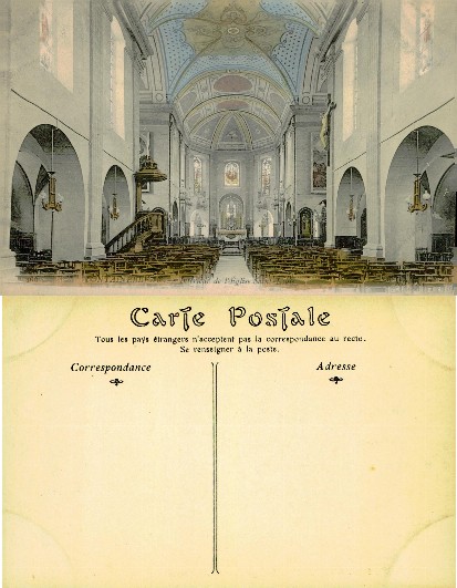 Interior of St. Louis Church