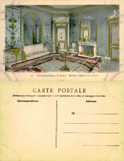 Boudoir of Marie-Antoinette, Fontainebleau