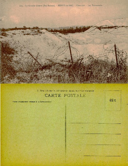 WWI Battlefield, Barbed Wire & Craters