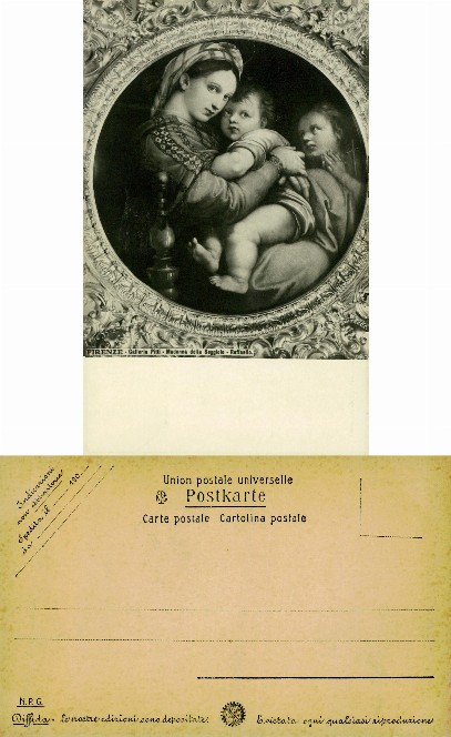 Madonna della Seggiola Painting