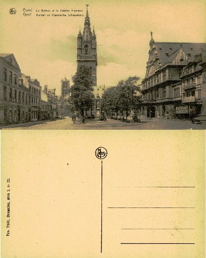 Ghent Belfry and Flemish Theatre
