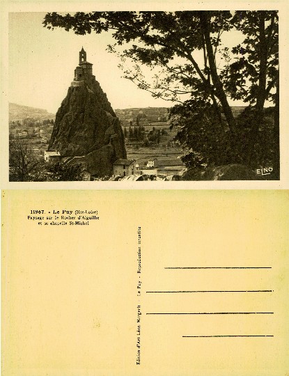 Chapel on Rock, Le Puy Landscape