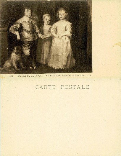 Children of Charles I, Painting