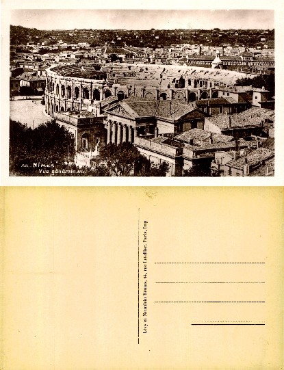 Aerial View of Roman Amphitheater