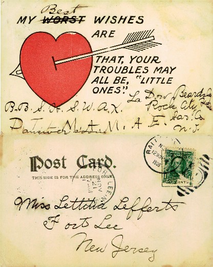 Heart with Arrow and Humorous Message