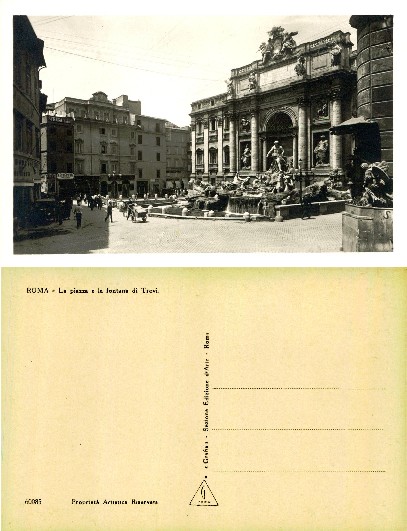 Trevi Fountain and Piazza