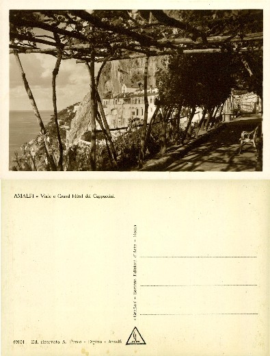 Pergola View of Cliffside Hotel