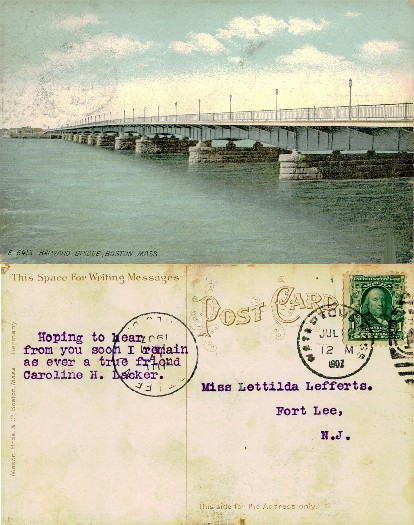 Harvard Bridge Over Water