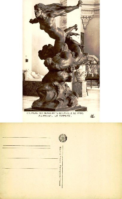 "The Storm" Sculpture by Larche
