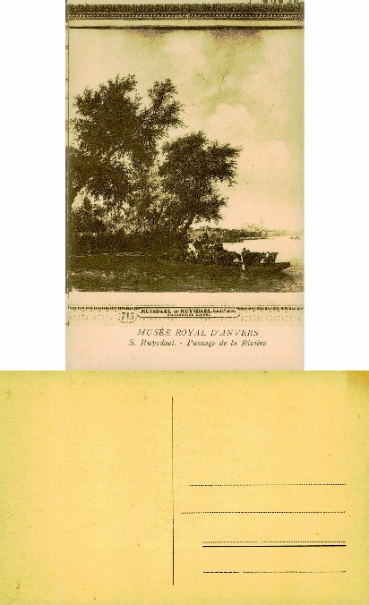 River Crossing with Boat and People