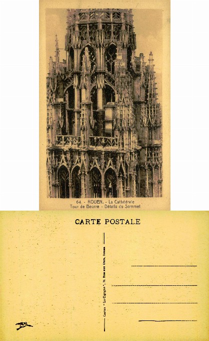 Rouen Cathedral Butter Tower Details