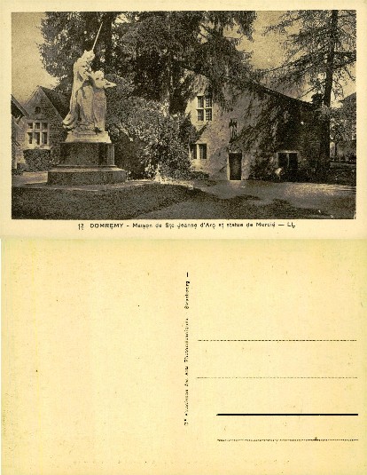 Joan of Arc House and Mercié Statue