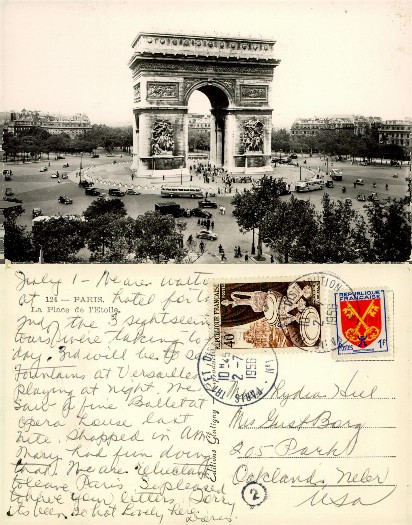 Arc de Triomphe and Traffic