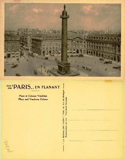 Place and Vendome Column