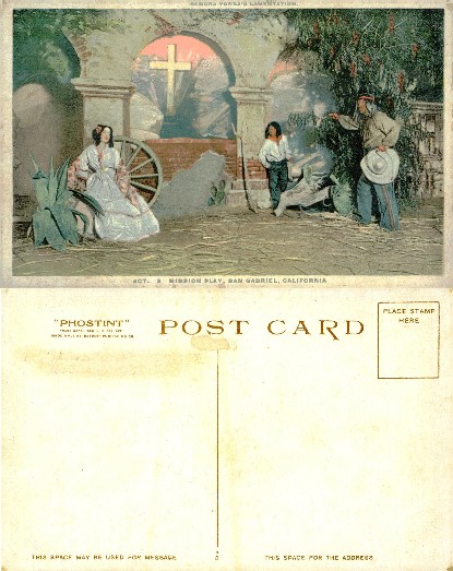 Senora Yorba's Lamentation Play Scene