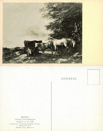 Cattle and Horses in Landscape Painting