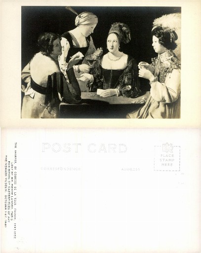 Four Figures Playing Cards, The Sharper