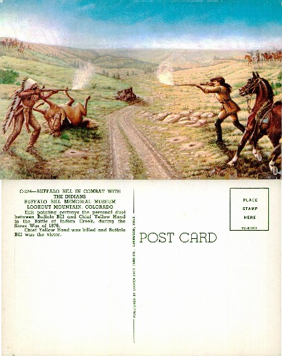 Buffalo Bill Combat with Indians