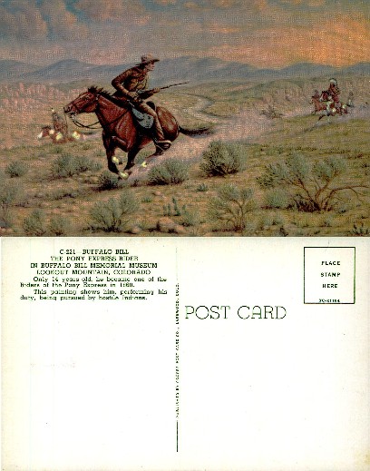 Buffalo Bill Pony Express Rider