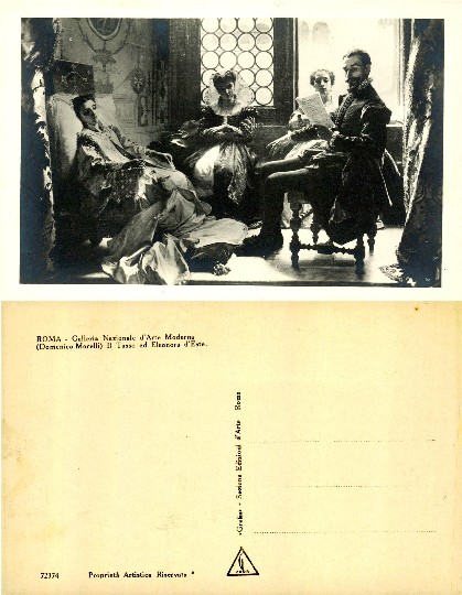 Painting of Tasso and Eleonora d'Este