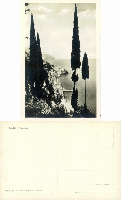 Amalfi Coastal Town Panorama