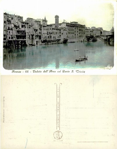 Arno River & Santa Trinita Bridge