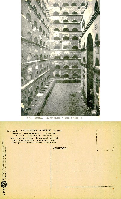 Columbarium Interior with Niches