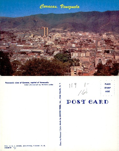 Panoramic City View of Caracas