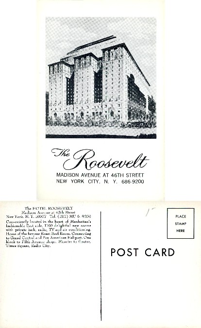 Roosevelt Hotel Exterior View