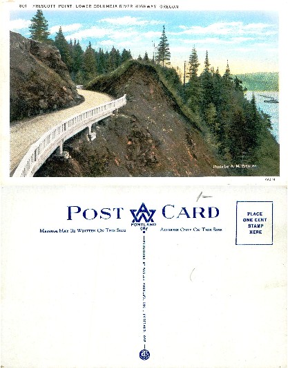 Prescott Point on Columbia River Highway