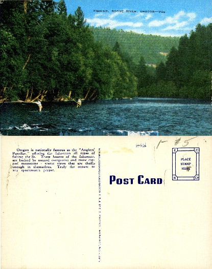 Fishing on Rogue River, Oregon