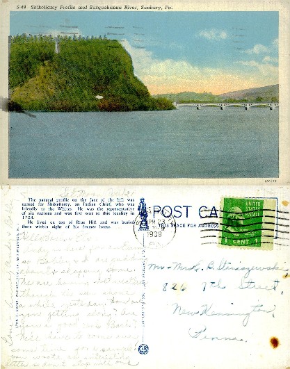 Shikellamy Profile, River, and Bridge