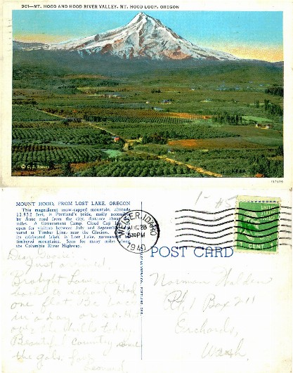 Mount Hood and Hood River Valley