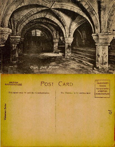Crypt, York Minster