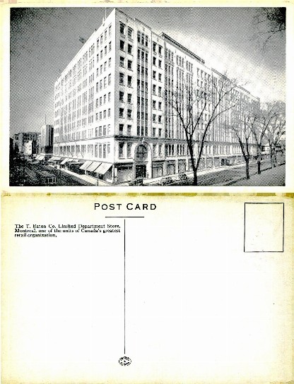 Eaton's Department Store, Montreal