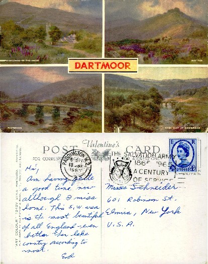 Scenes of Dartmoor, England