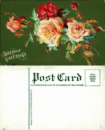 Birthday Greetings with Roses