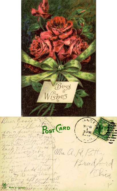 Bouquet of Red Roses, Best Wishes