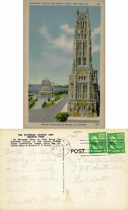 Riverside Church & Grant's Tomb