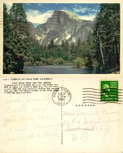 Half Dome from Sentinel Bridge