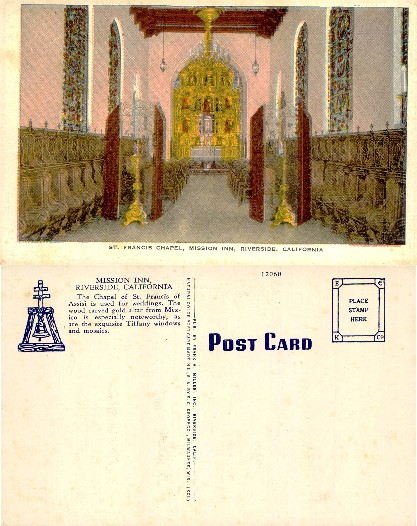 Chapel Interior, Mission Inn