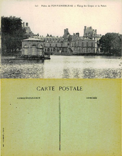 Palace of Fontainebleau and Carp Pond