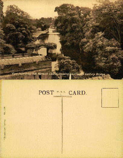 Warwick Castle River View with Bridge