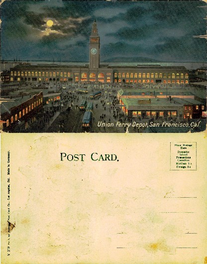 Union Ferry Depot at Night