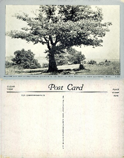 Boulder and Tree, Pere Marquette Site