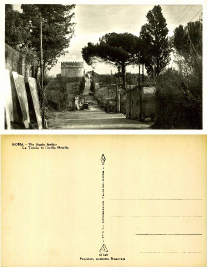 Road to Tomb of Cecilia Metella