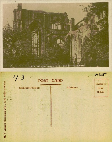 Melrose Abbey Ruins, Presbytery